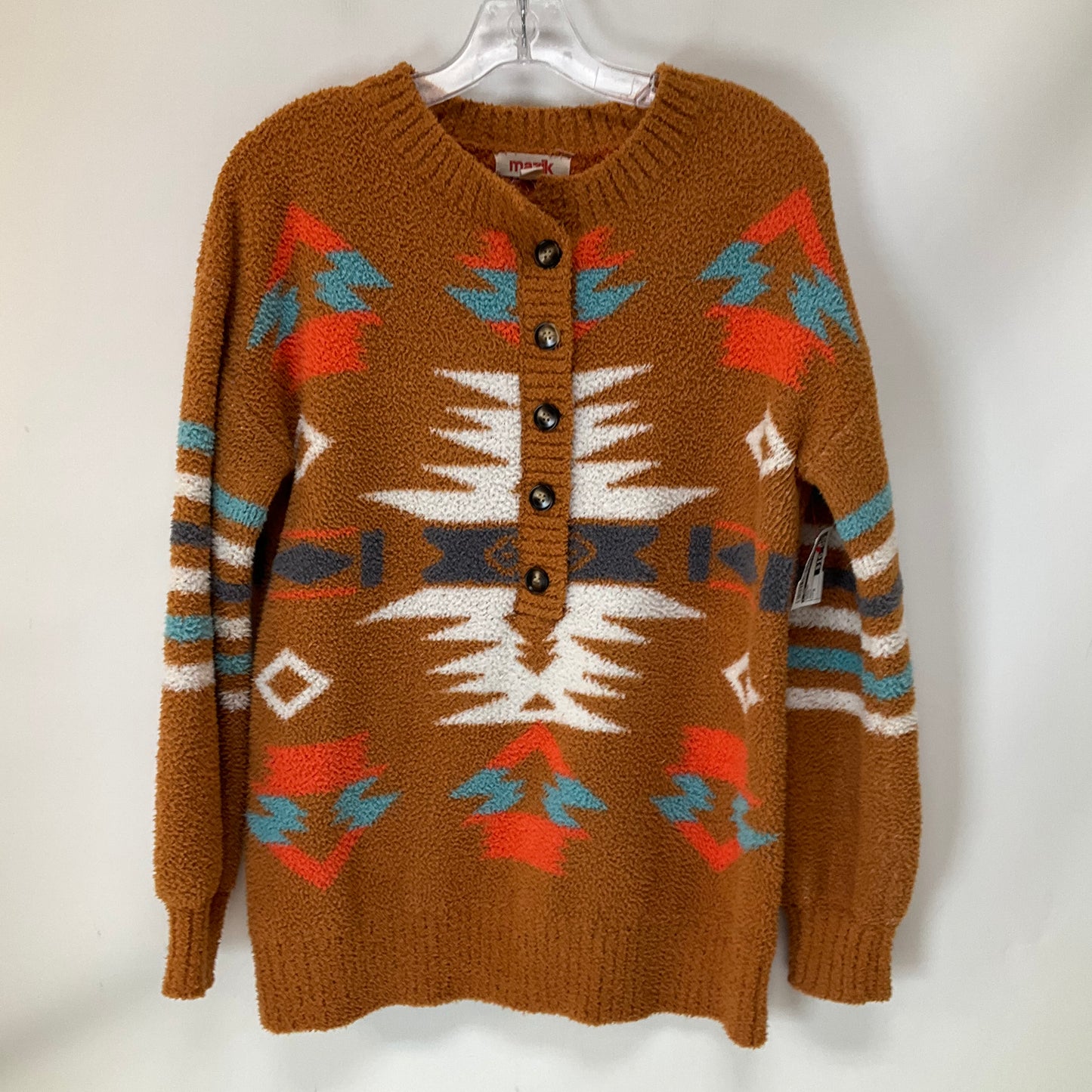 Sweater By Cmc In Brown, Size: M