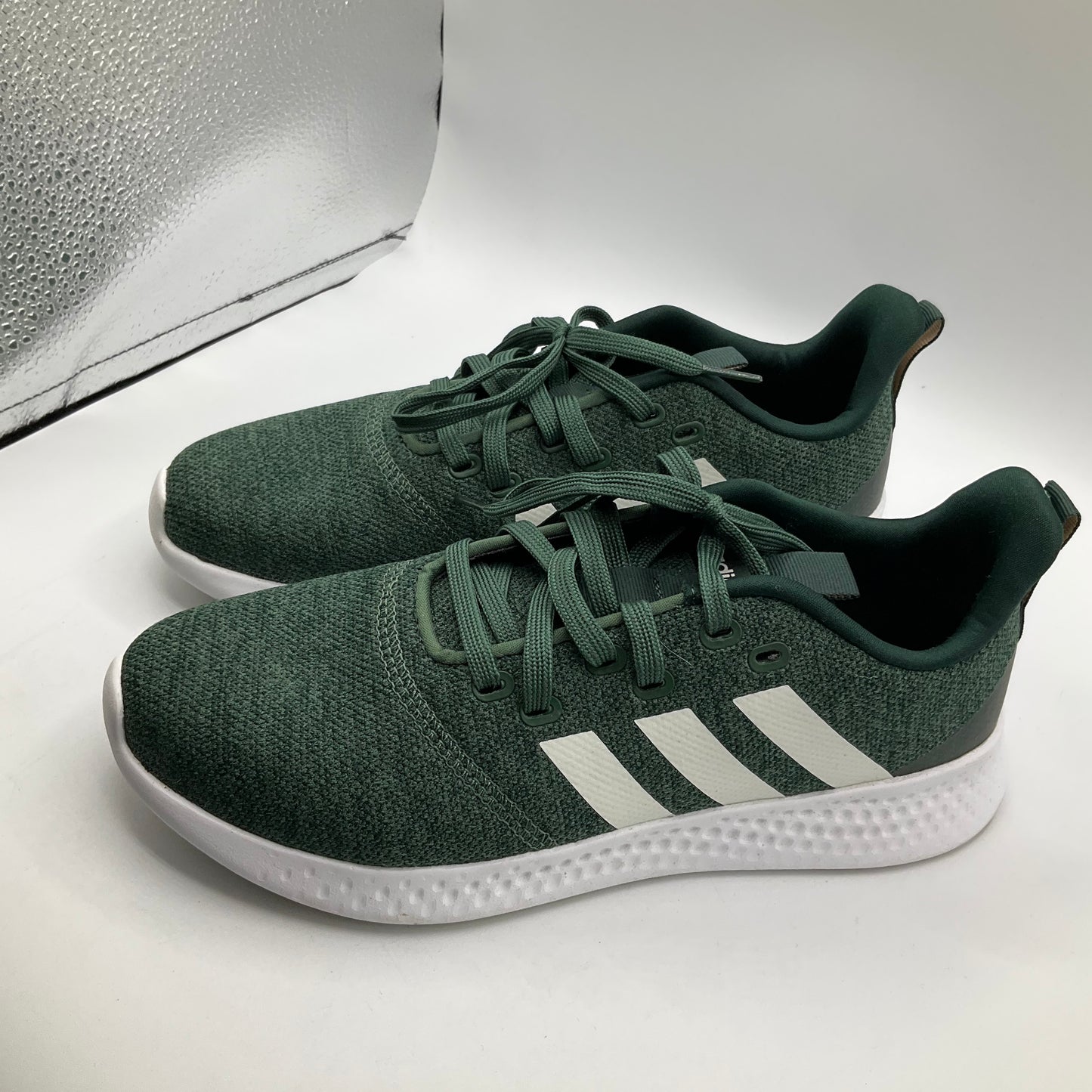 Shoes Sneakers By Adidas In Green & White, Size: 9