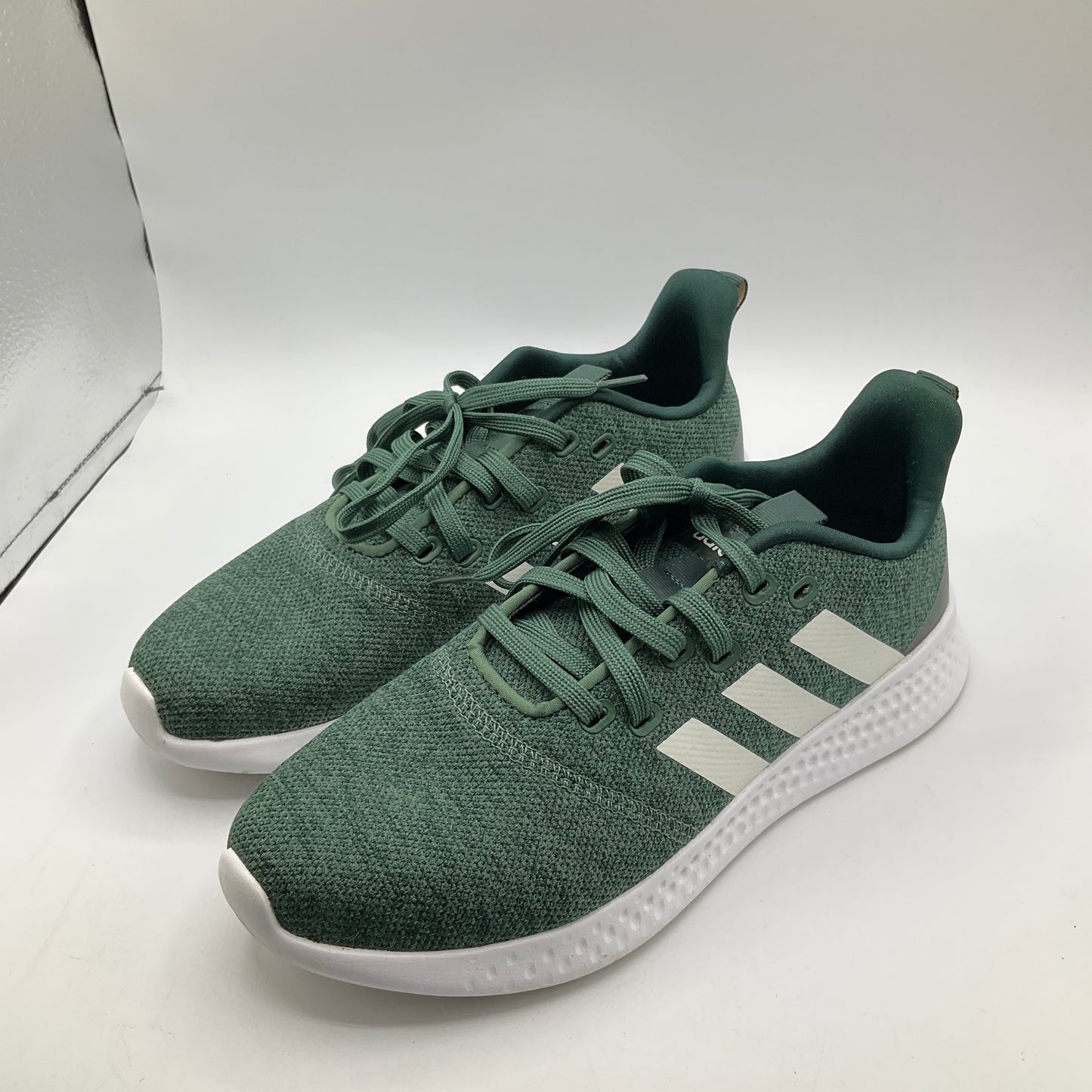 Shoes Sneakers By Adidas In Green & White, Size: 9