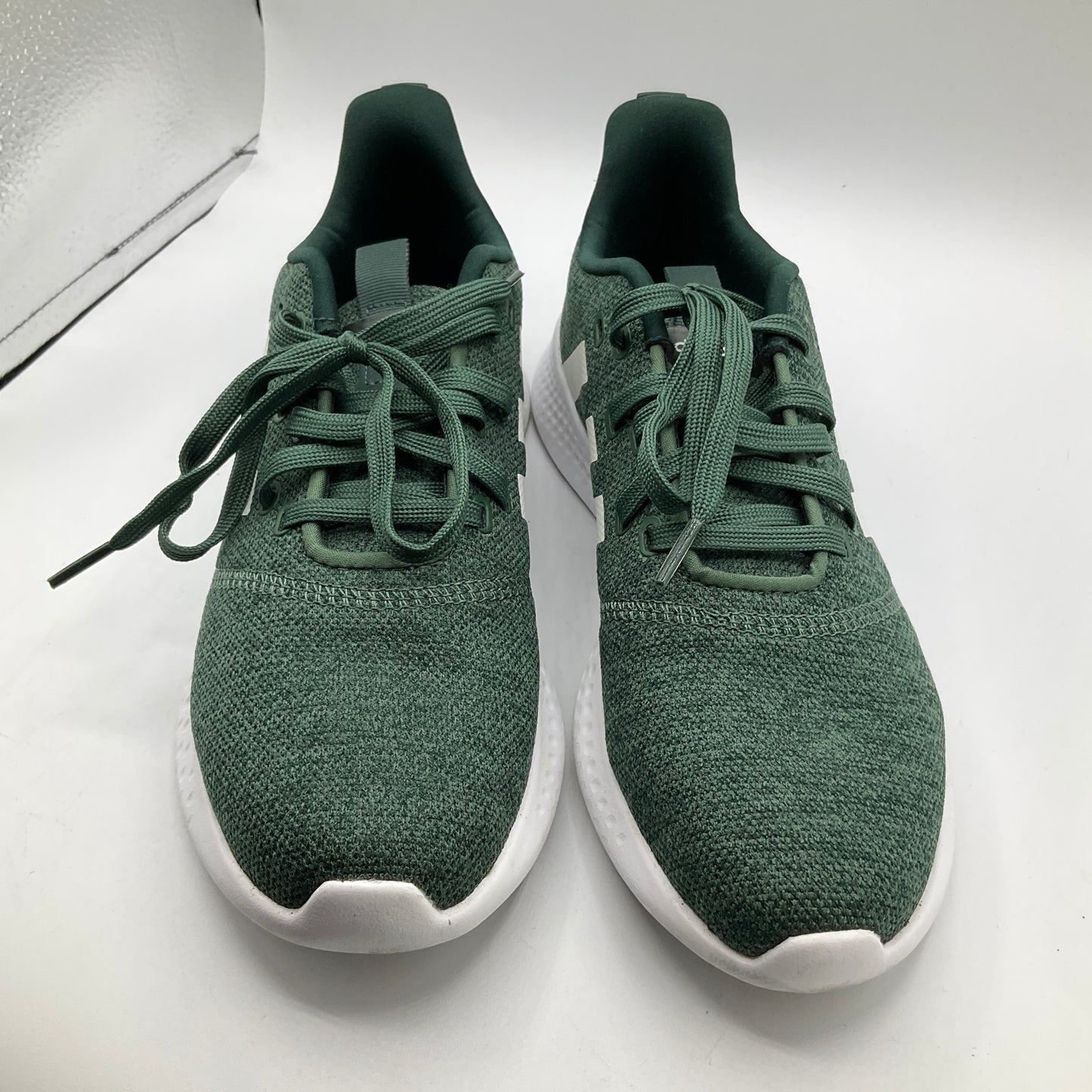 Shoes Sneakers By Adidas In Green & White, Size: 9