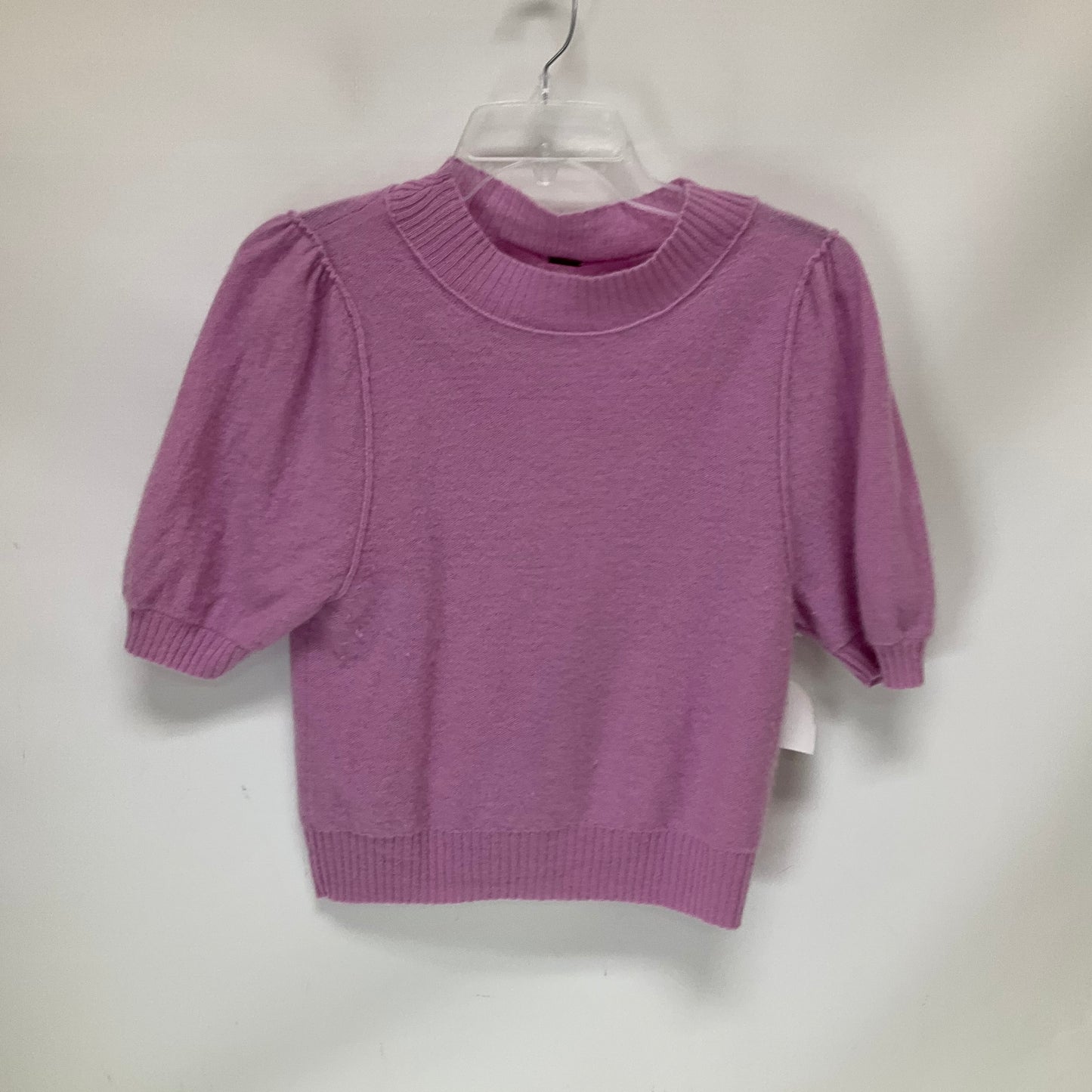 Sweater Short Sleeve By Free People In Purple, Size: Xs