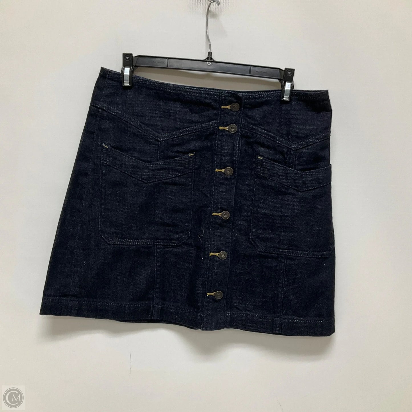 Skirt Mini & Short By Free People In Blue Denim, Size: 6