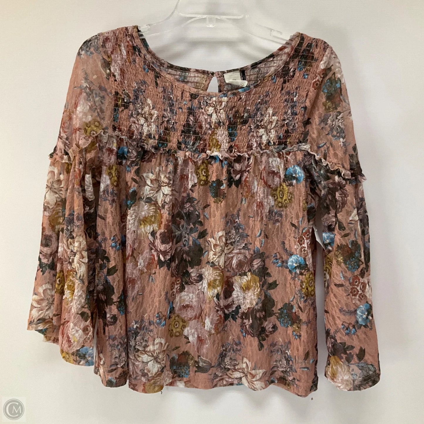 Top Long Sleeve By Akemi And Kin In Floral Print, Size: M