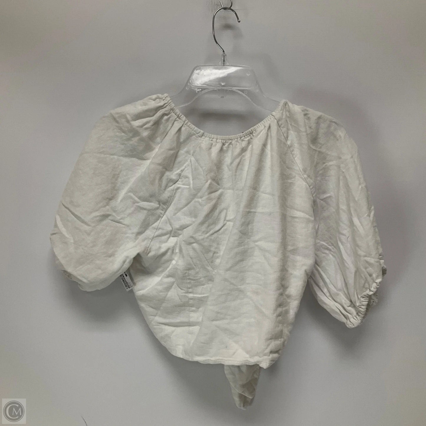 Top Short Sleeve By Abercrombie And Fitch In White, Size: L