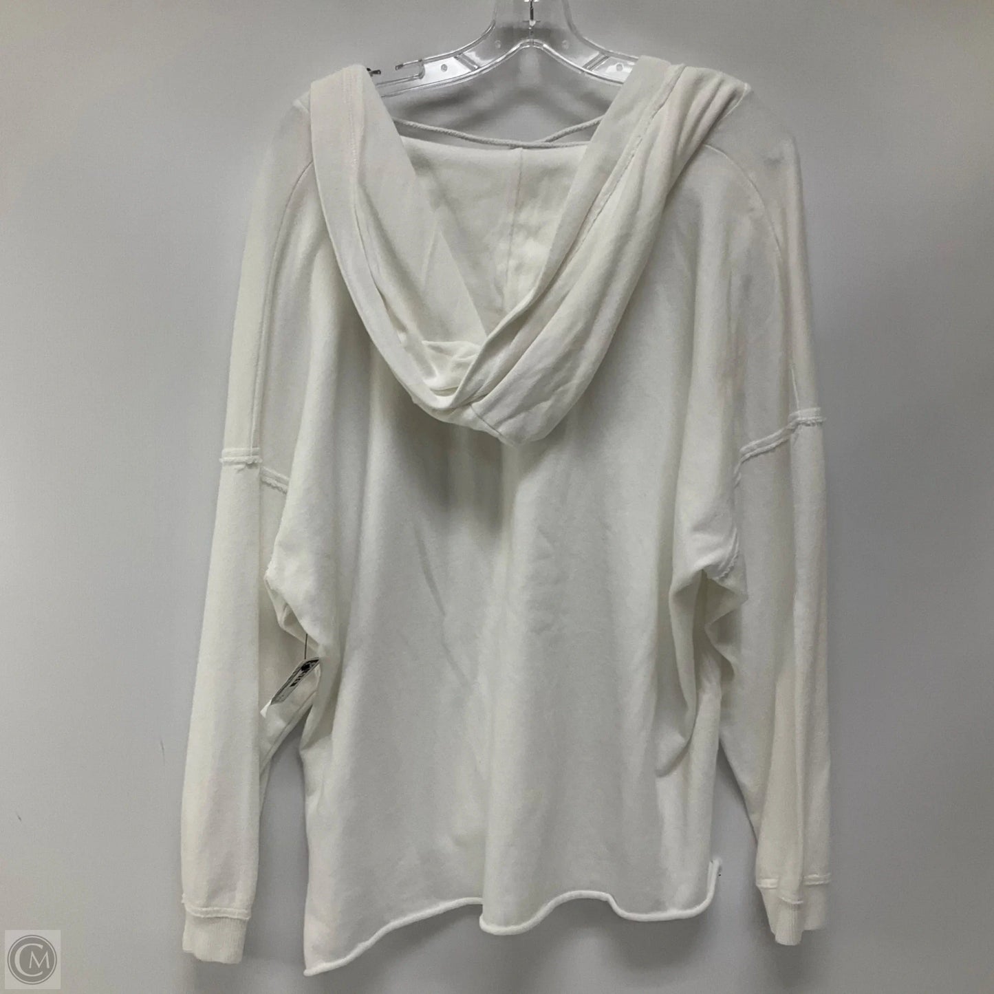 Sweatshirt Hoodie By Aerie In White, Size: S