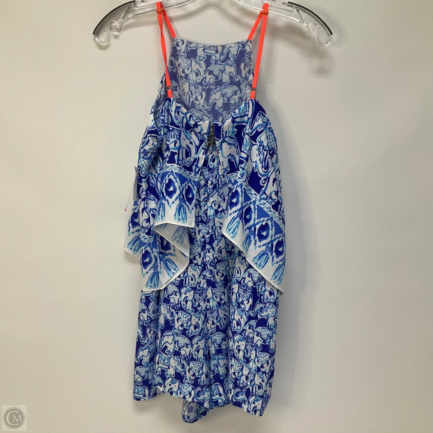 Dress Designer By Lilly Pulitzer In Blue & White, Size: 2