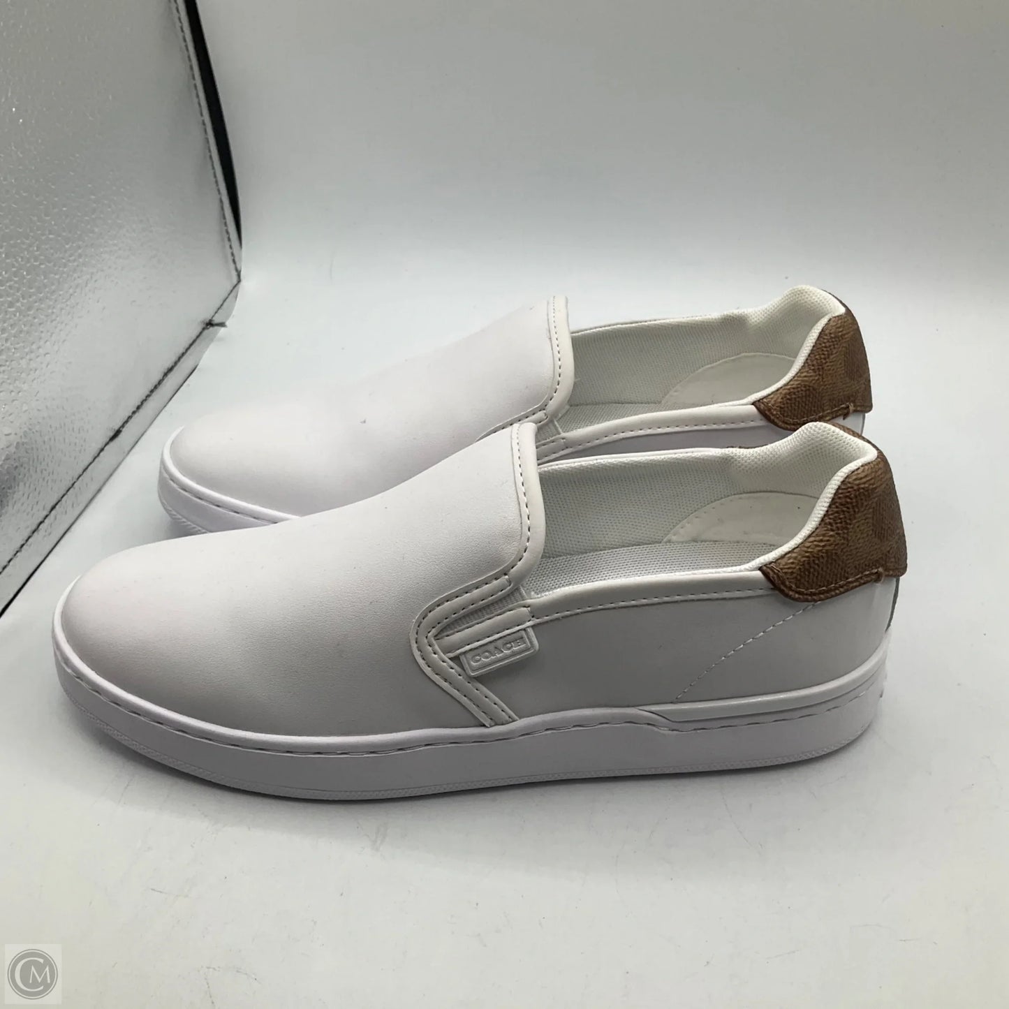 Shoes Designer By Coach In White, Size: 7.5