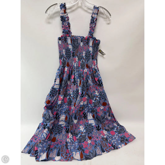 Dress Designer By Kate Spade In Blue & Pink, Size: M
