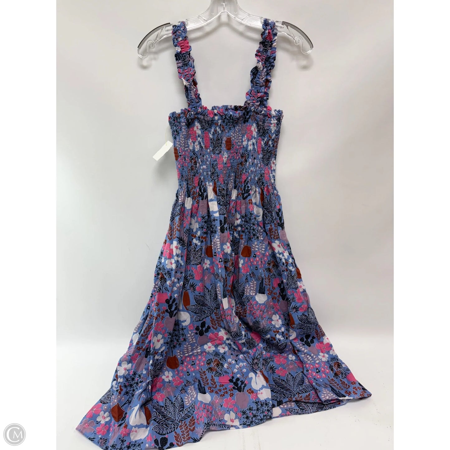 Dress Designer By Kate Spade In Blue & Pink, Size: M