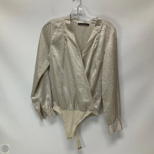 Bodysuit By Abercrombie And Fitch In Taupe, Size: S