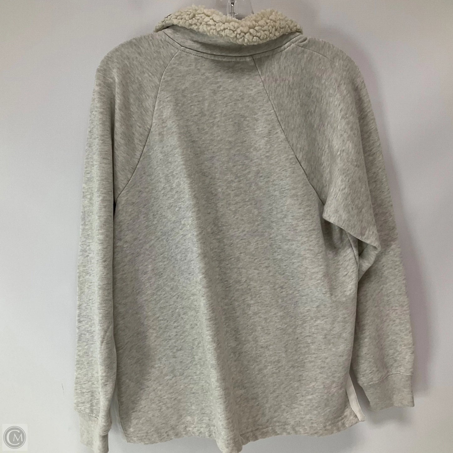 Sweatshirt Crewneck By Abercrombie And Fitch In Grey, Size: S