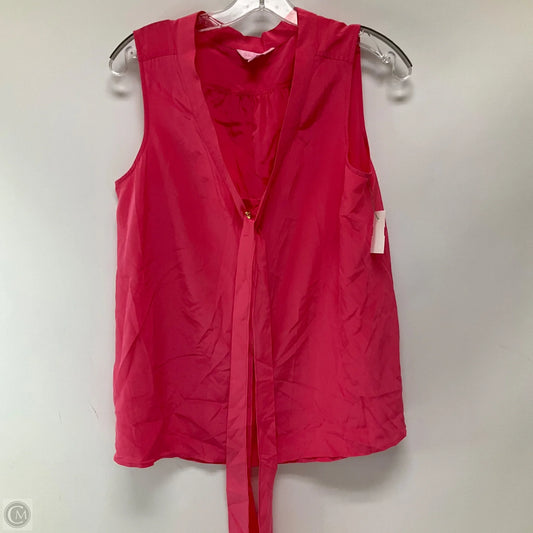 Top Sleeveless Designer By Lilly Pulitzer In Pink, Size: M