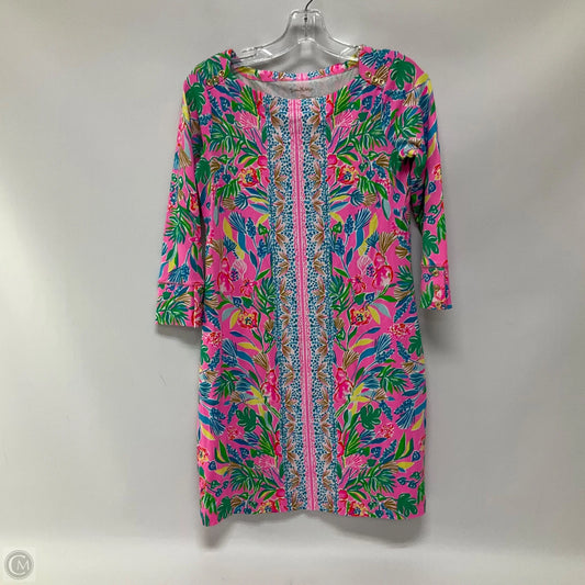 Dress Designer By Lilly Pulitzer In Tropical Print, Size: Xs