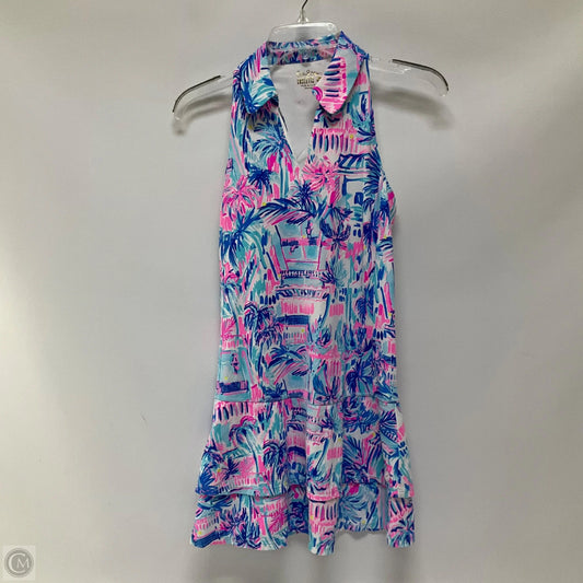 Dress Designer By Lilly Pulitzer In Floral Print, Size: Xs