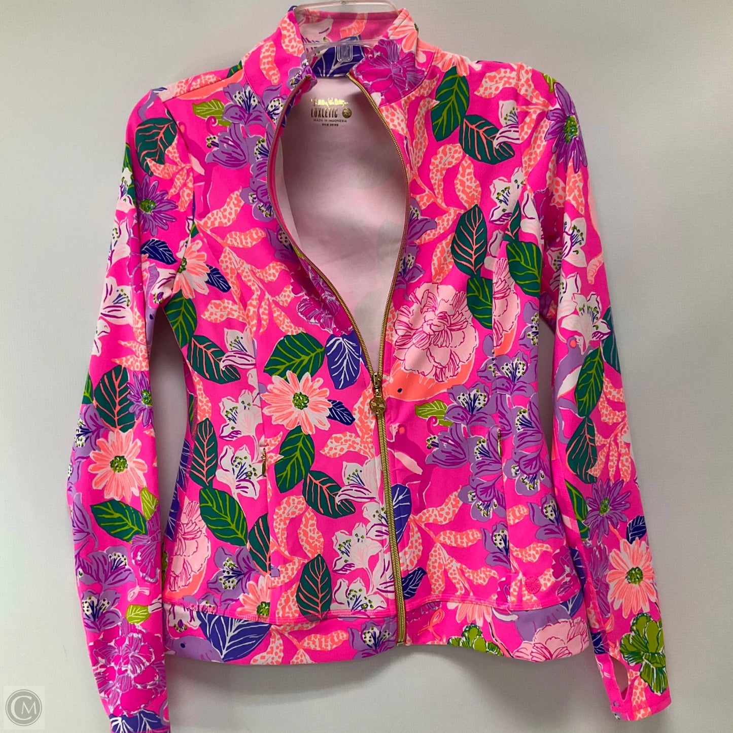 Jacket Designer By Lilly Pulitzer In Floral Print, Size: Xs