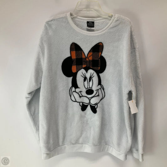 Sweatshirt Crewneck By Disney In Grey, Size: 2x