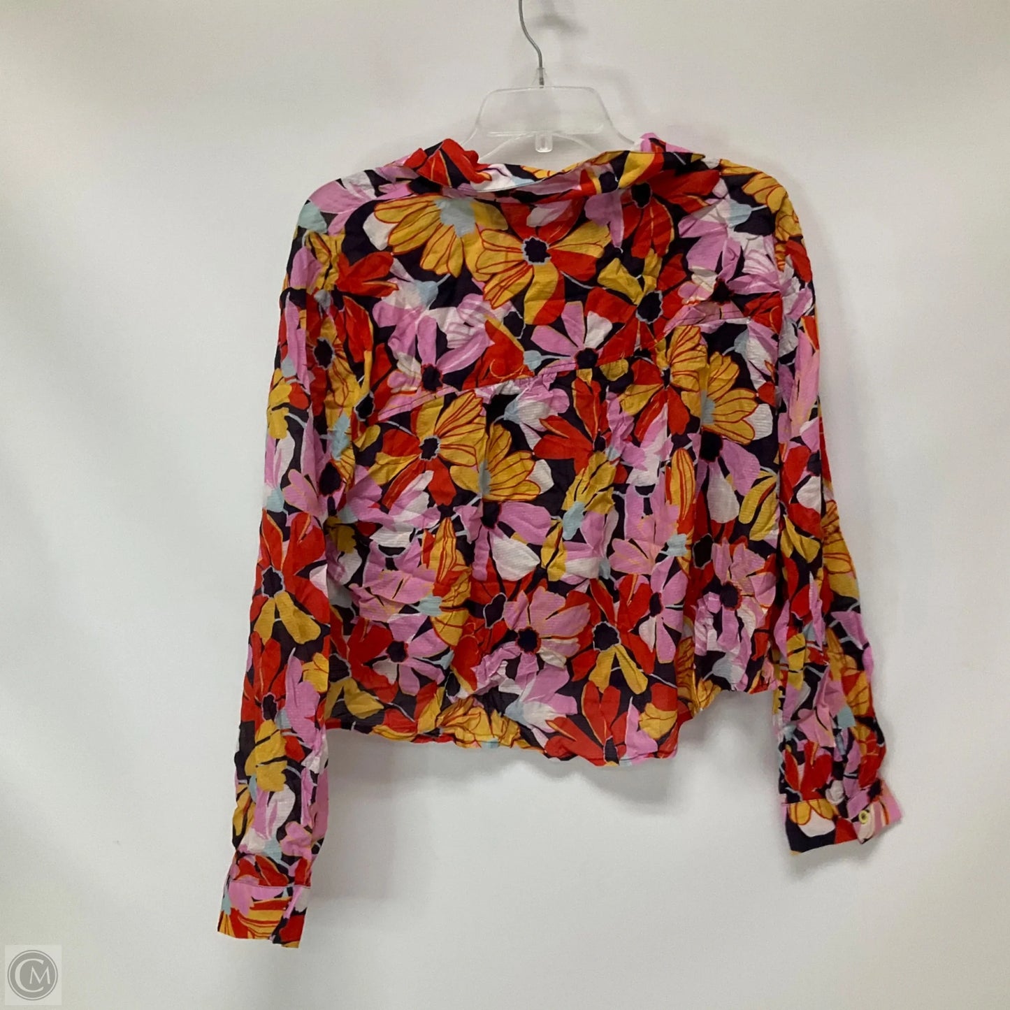 Top Long Sleeve By Maeve In Floral Print, Size: L