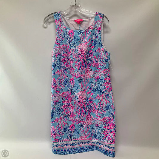 Dress Designer By Lilly Pulitzer In Tropical Print, Size: L