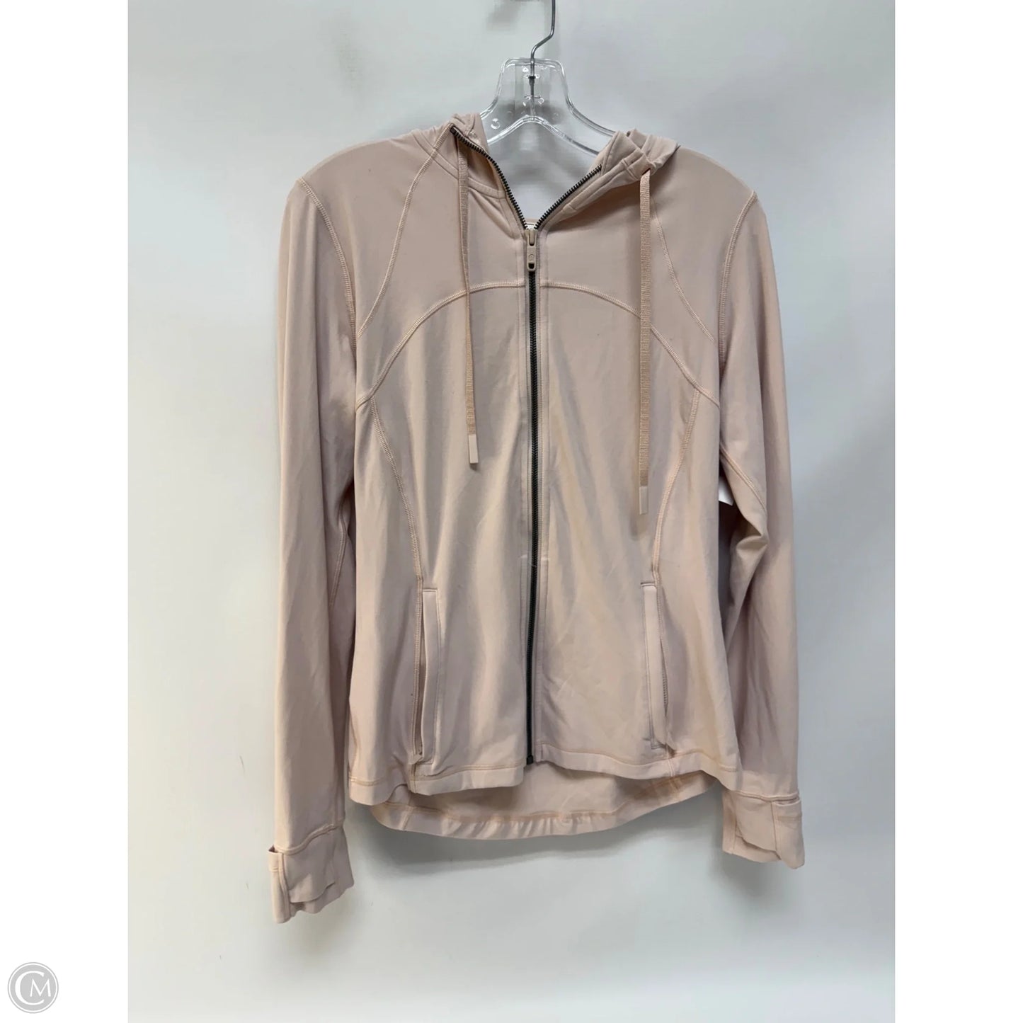 Athletic Jacket By Lululemon In Pink, Size: 12