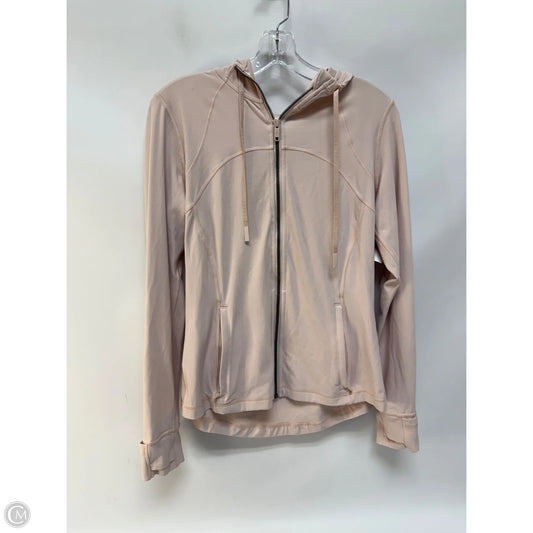 Athletic Jacket By Lululemon In Pink, Size: 12
