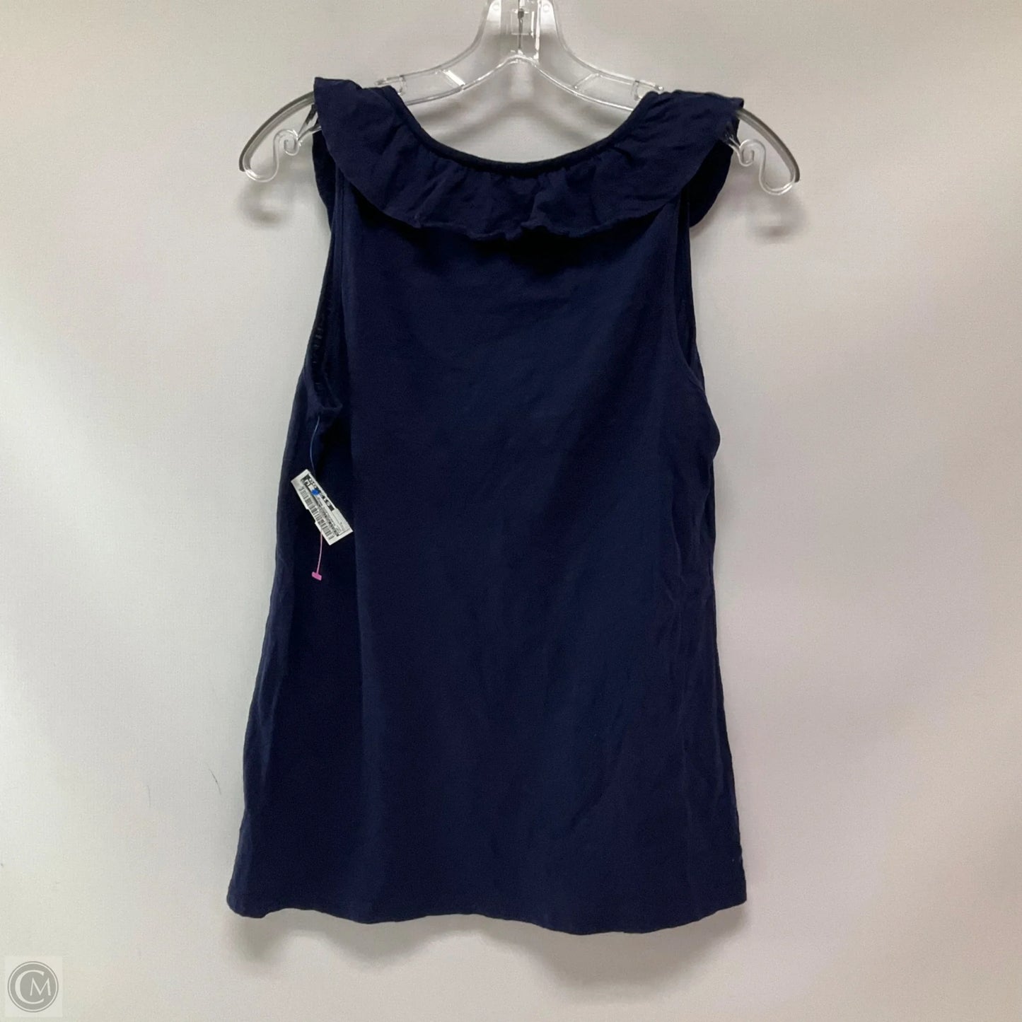 Top Sleeveless Designer By Lilly Pulitzer In Navy, Size: L