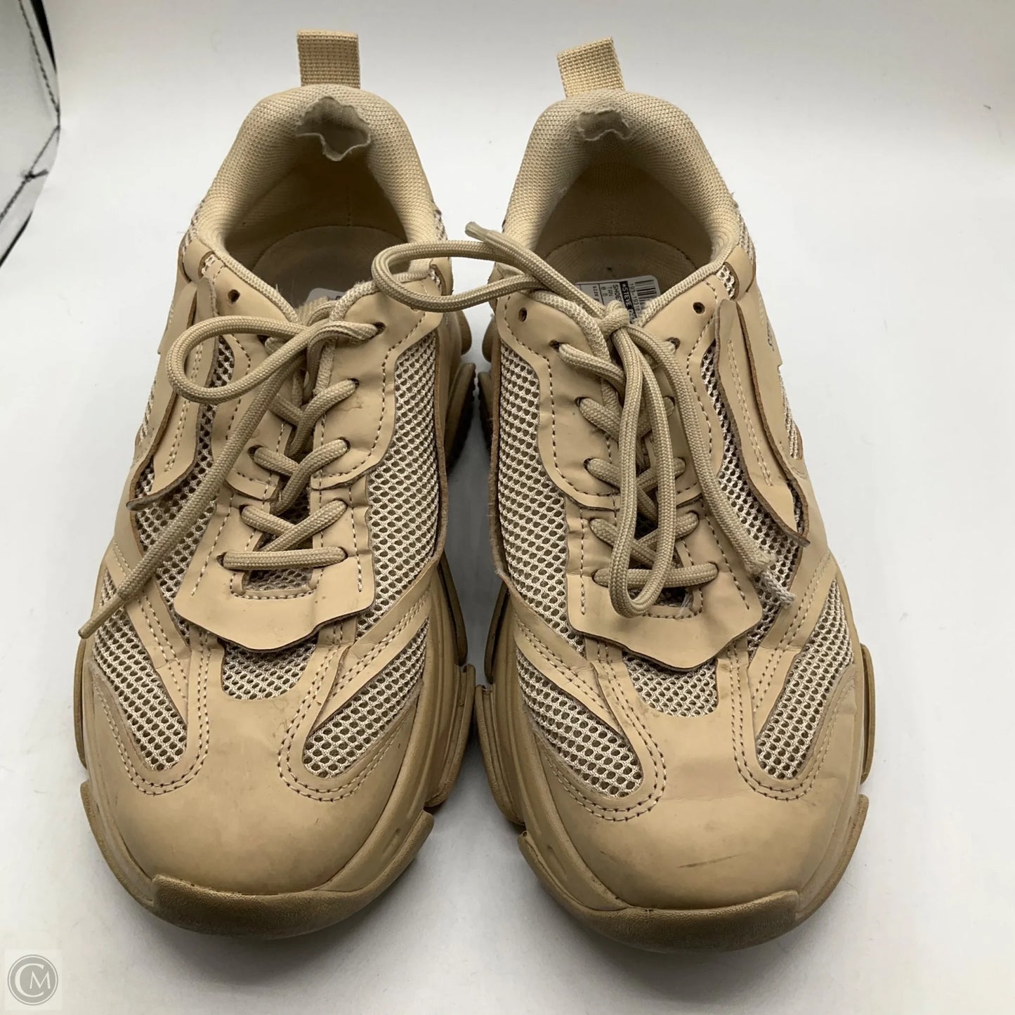Shoes Athletic By Steve Madden In Tan, Size: 8.5