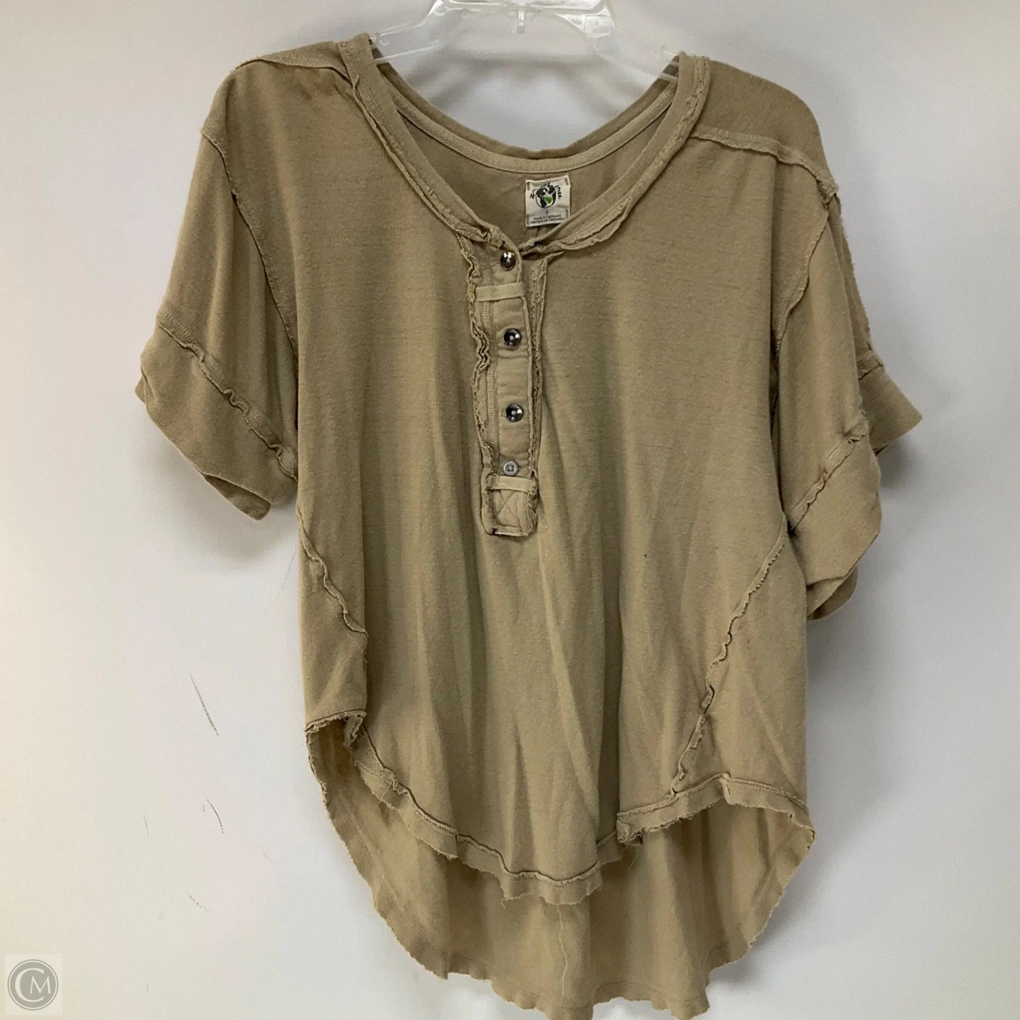 Top Short Sleeve By We The Free In Tan, Size: S
