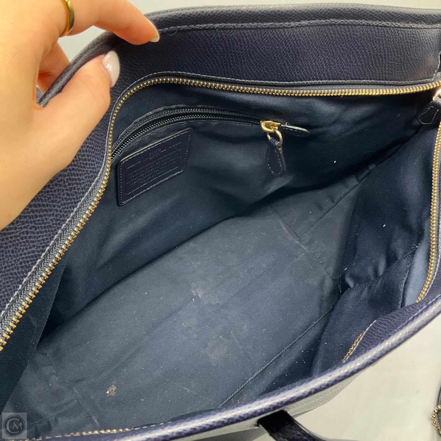 Tote Designer By Coach, Size: Small