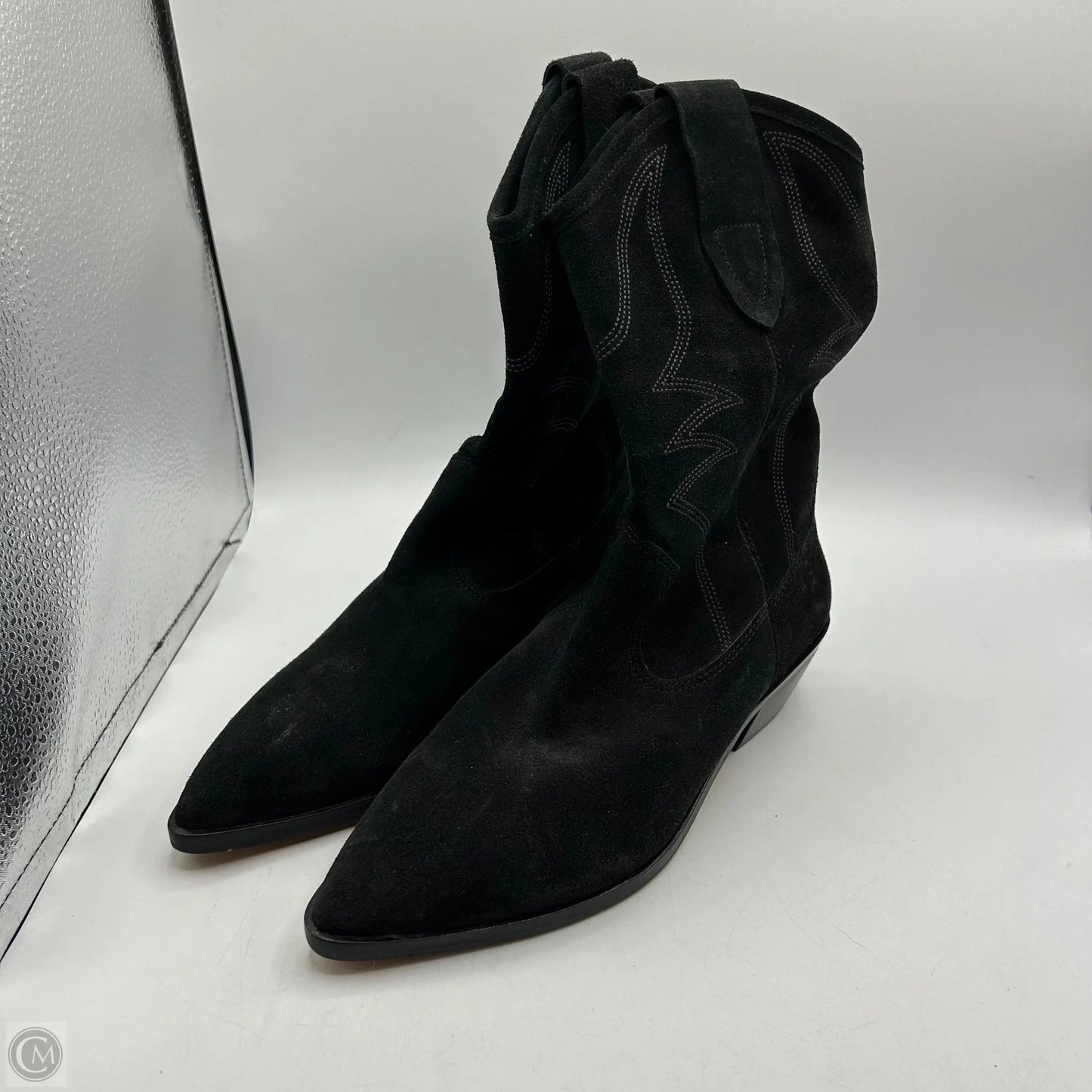 Boots Designer By Rebecca Minkoff In Black, Size: 7