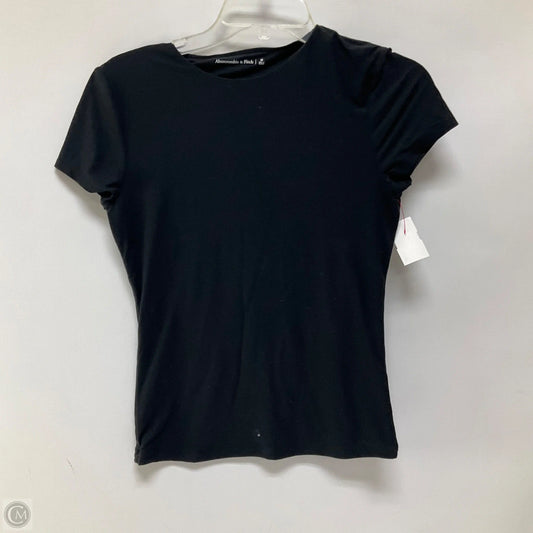 Top Short Sleeve Basic By Abercrombie And Fitch In Black, Size: M
