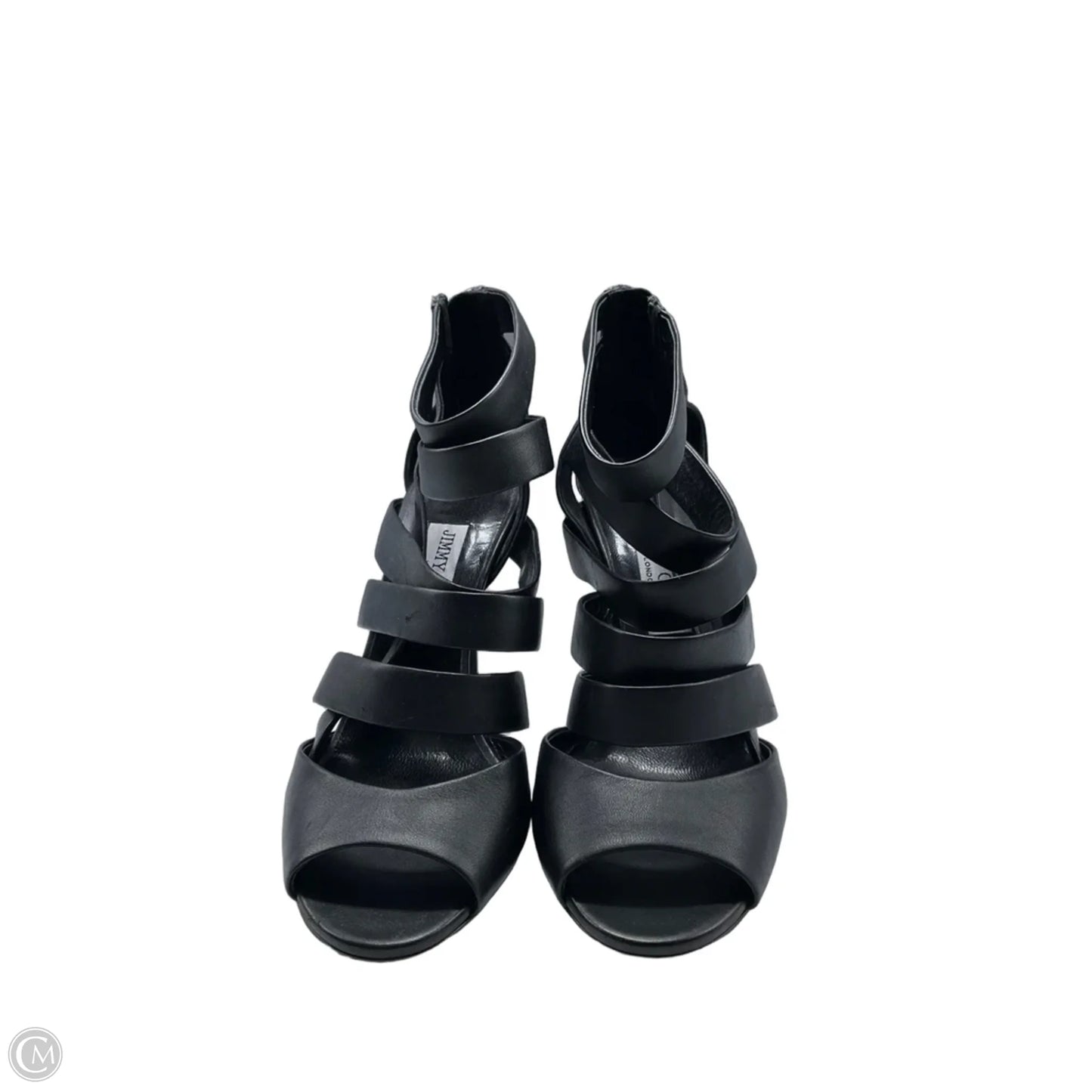 Shoes Luxury Designer By Jimmy Choo In Black, Size: 8.5