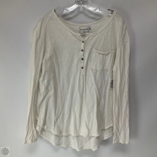 Top Long Sleeve By We The Free In White, Size: Xs