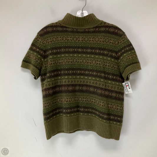 Sweater Short Sleeve By Kate Hill In Green, Size: L