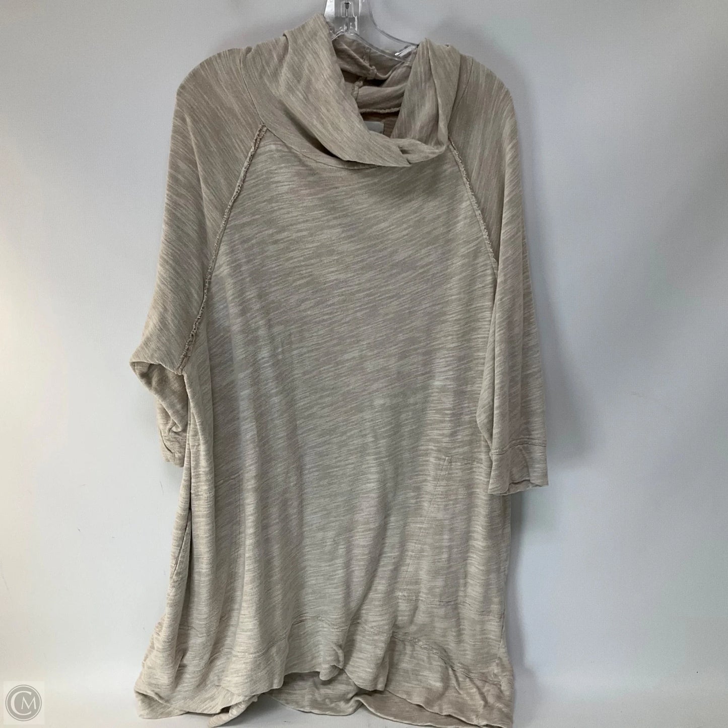 Top Long Sleeve By Free People In Tan, Size: Osfm