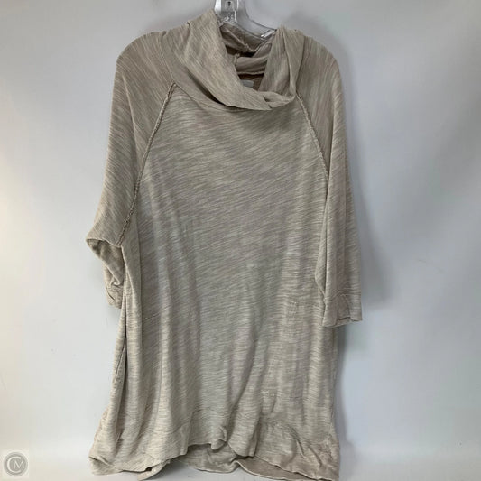 Top Long Sleeve By Free People In Tan, Size: Osfm