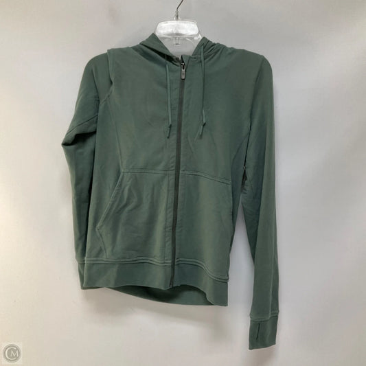 Athletic Jacket By Lululemon In Green, Size: 8
