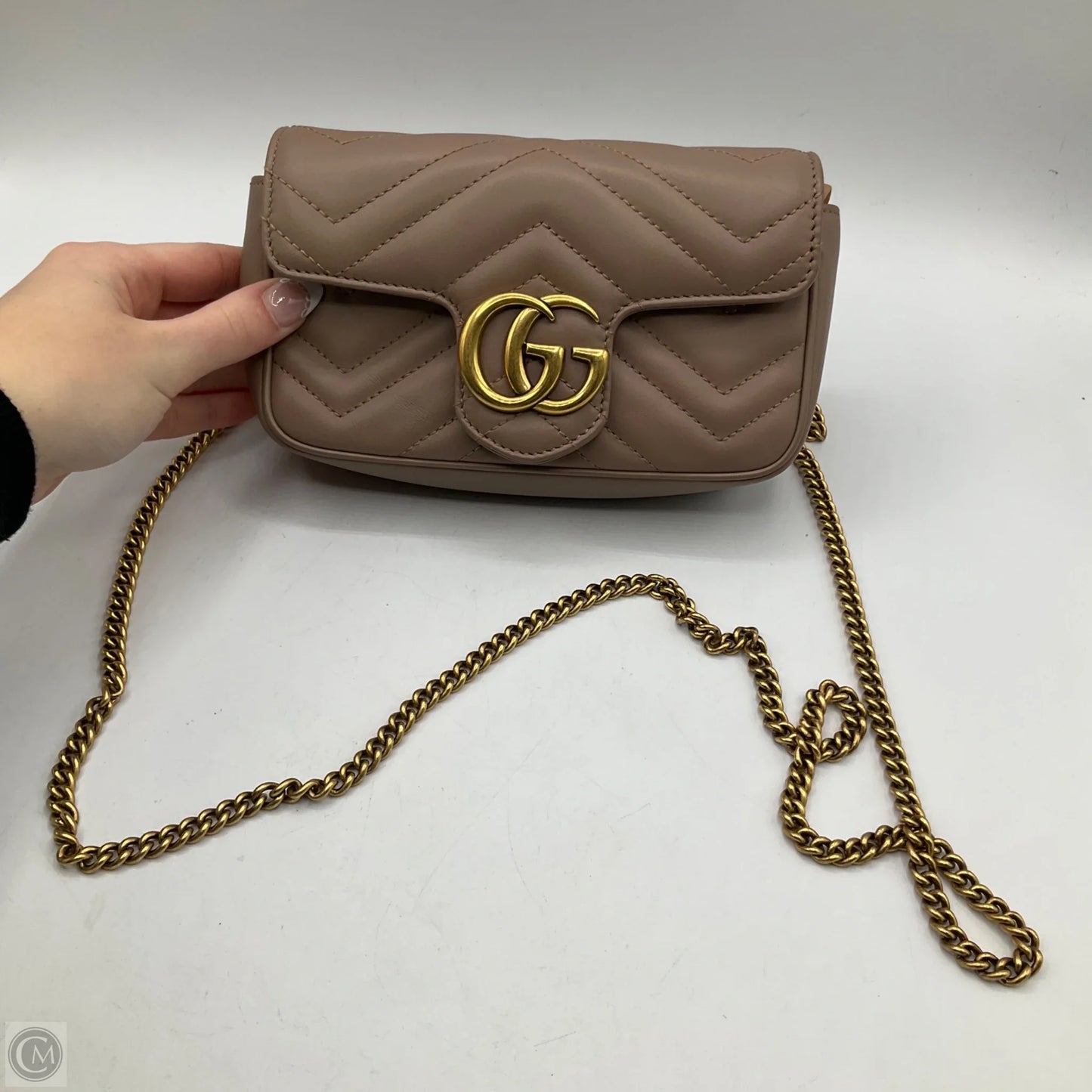 Crossbody Luxury Designer By Gucci, Size: Small