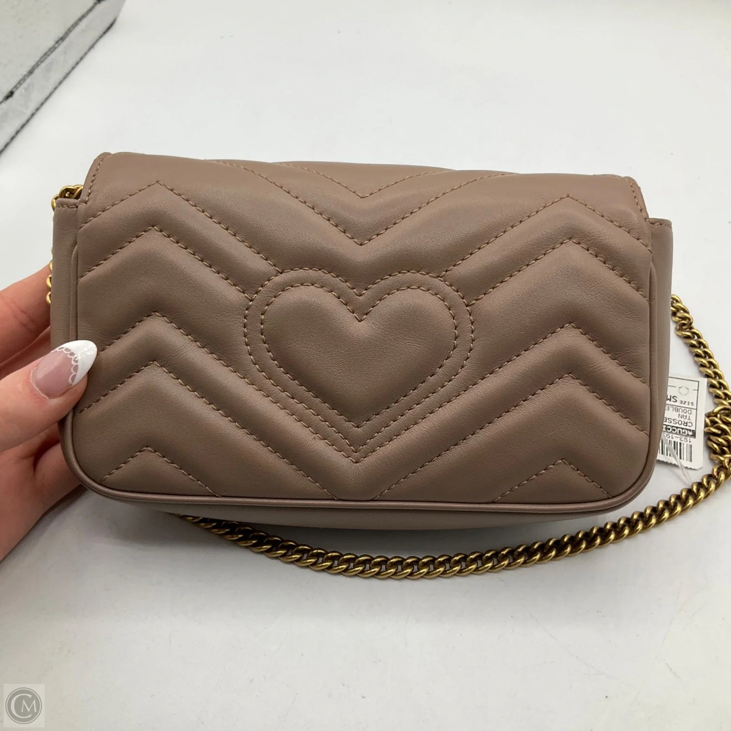 Crossbody Luxury Designer By Gucci, Size: Small