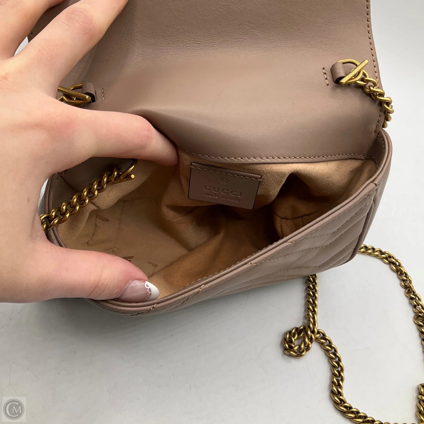 Crossbody Luxury Designer By Gucci, Size: Small