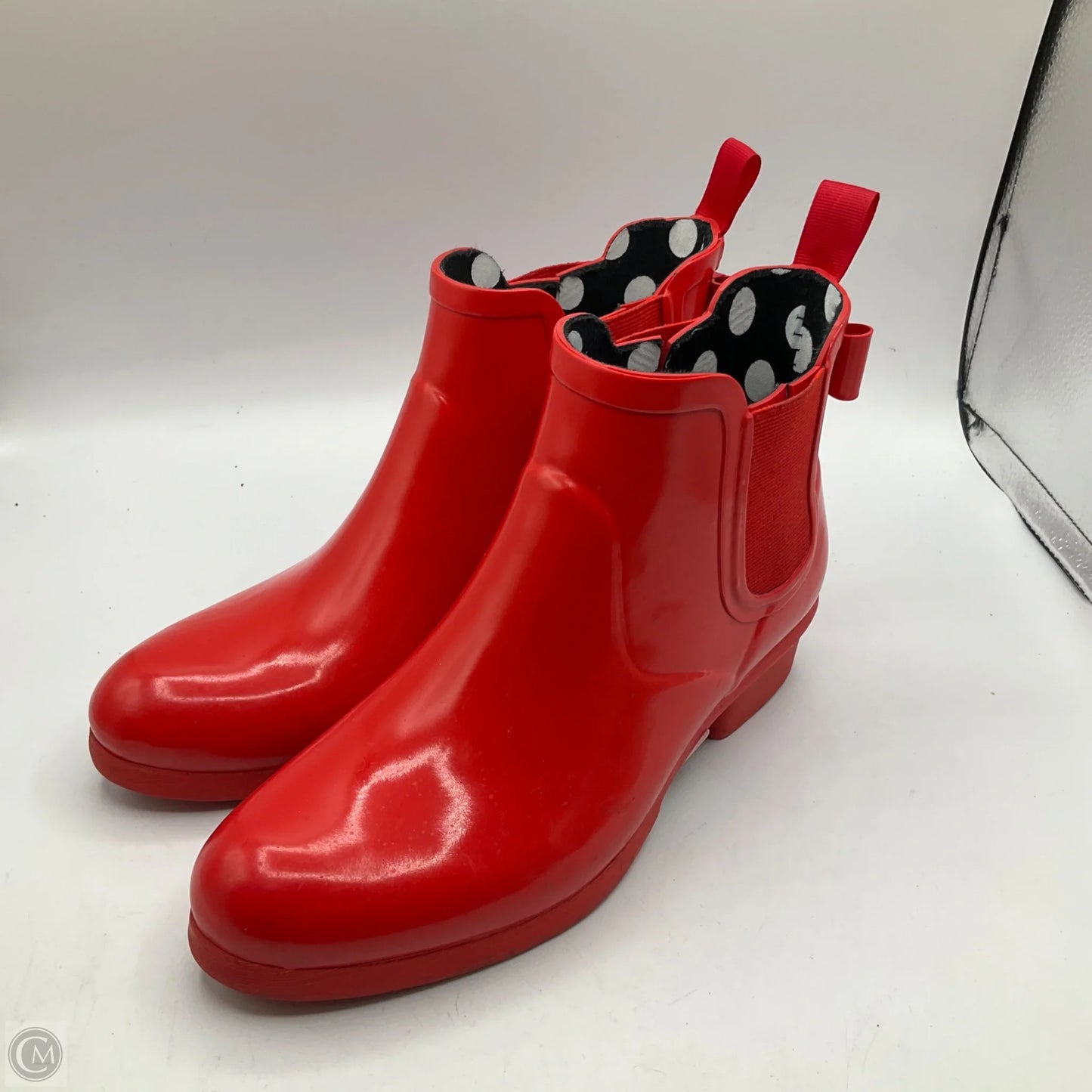 Boots Designer By Kate Spade In Red, Size: 7
