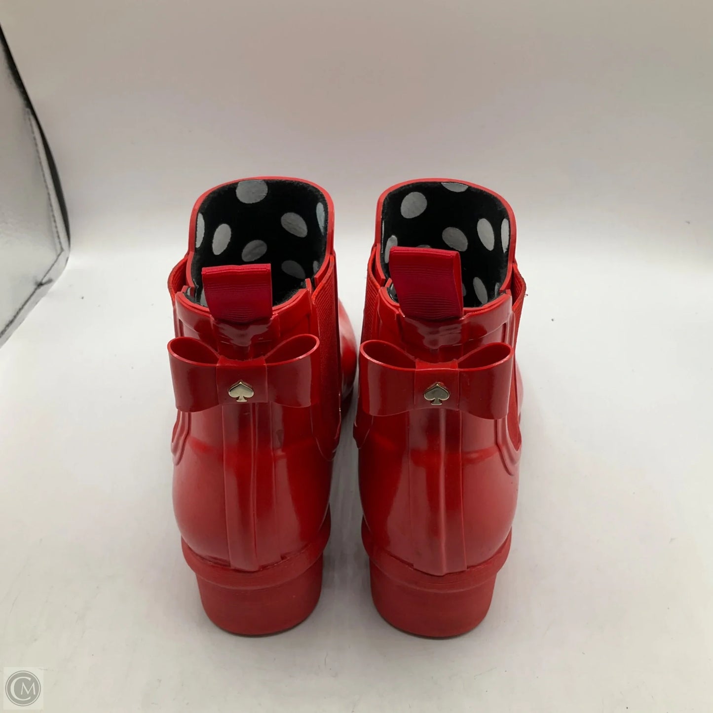 Boots Designer By Kate Spade In Red, Size: 7