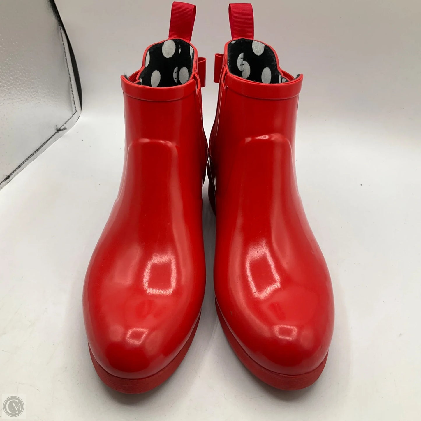 Boots Designer By Kate Spade In Red, Size: 7