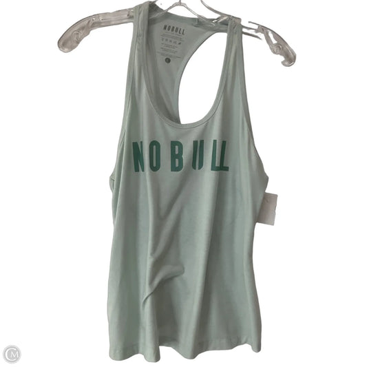 Athletic Tank Top By Nobull In Green, Size: L