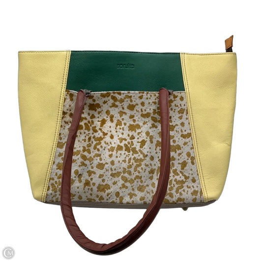 Tote Leather By Cmc, Size: Medium