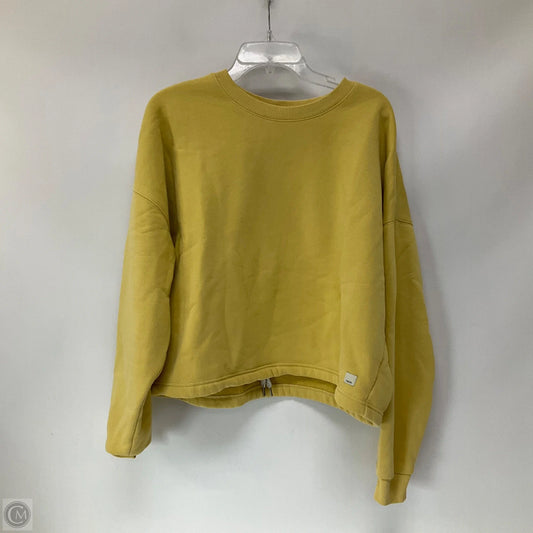 Sweatshirt Crewneck By Vuori In Yellow, Size: L