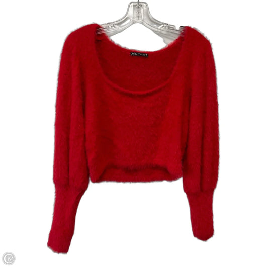 Sweater By Zara In Red, Size: L