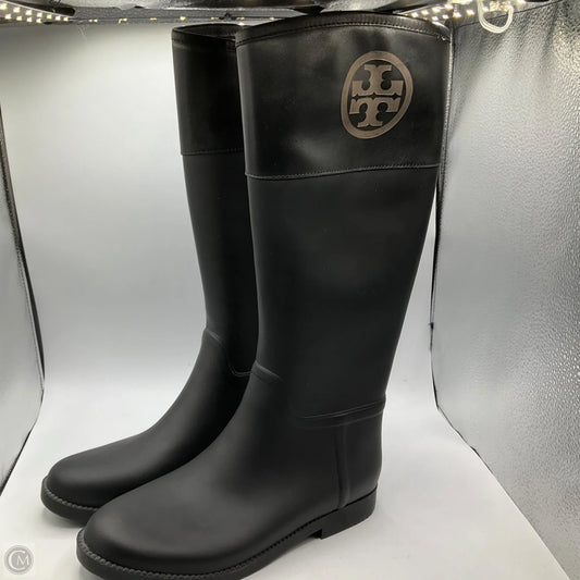 Boots Designer By Tory Burch In Black, Size: 10