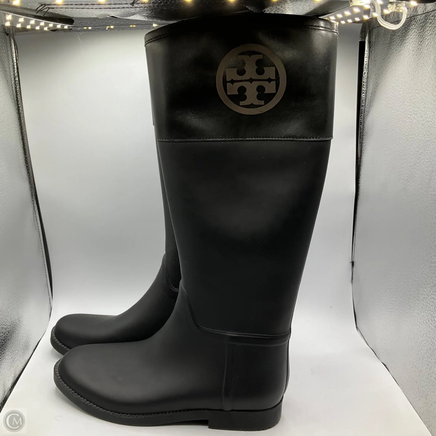 Boots Designer By Tory Burch In Black, Size: 10