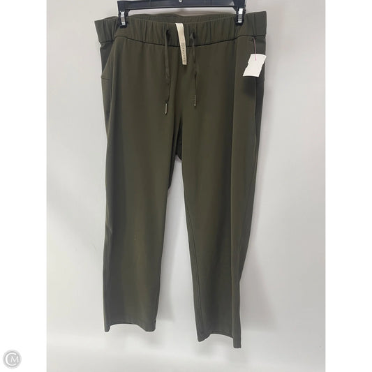Athletic Pants By Lululemon In Green, Size: 8