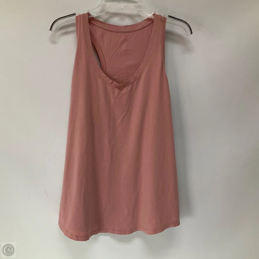 Athletic Tank Top By Lululemon In Pink, Size: 14